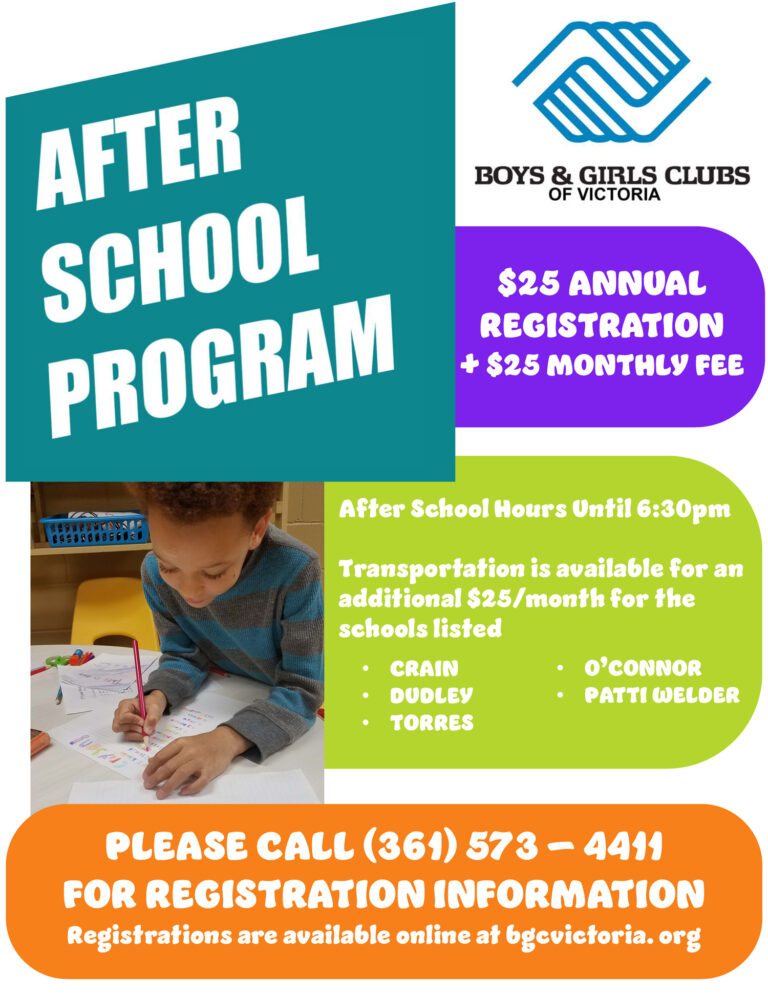 20232024 After School Program Registration Boys and Girls Club of